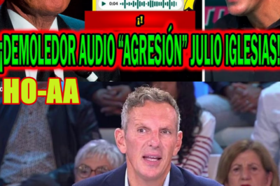 ¡URGENTE! DEMOLEDOR AUDIO POR JULIO IGLESIAS Y DENUNCIA POR AGRESIÓN CON JOAQUÍN PRAT EN TELECINCO
