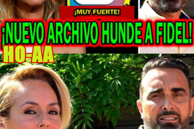 ¡ÚLTIMA HORA! NUEVO ARCHIVO HUNDE A FIDEL ALBIAC POR ROCÍO CARRASCO TRAS ANTONIO DAVID FLORES