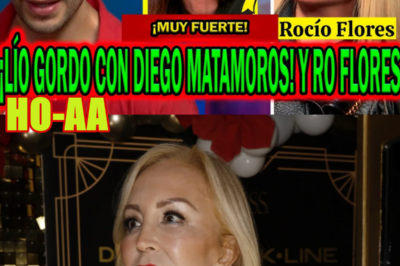 ¡LÍO GORDO! CON DIEGO MATAMOROS Y ROCÍO FLORES PROVOCA DURO GOLPE A TERELU CAMPOS Y CARMEN BORREGO
