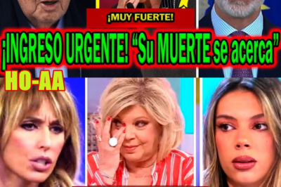 ¡INGRESO URGENTE! DE JUAN CARLOS I: “SU MUERTE ESTÁ CERCA” PONE EN ALERTA A FELIPE VI Y LETIZIA ORTIZ