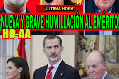 ¡NUEVA Y GRAVE HUMILLACIÓN! AL EMÉRITO JUAN CARLOS I DE ZARZUELA CON FELIPE VI Y LETIZIA ORTIZ