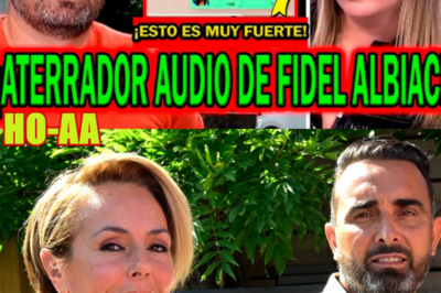 ¡PASÓ ESTO! AUDIO ATERRADOR DE FIDEL ALBIAC POR ROCÍO CARRASCO LE HUNDE POR ROCÍO FLORES Y DAVID