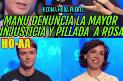 MANU DENUNCIA! POR EL PREMIO FINAL DE PASAPALABRA ANTE ROSA Y ORESTES ESTALLA CON ANTENA 3