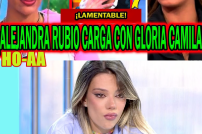 ¡MUY FUERTE! ALEJANDRA RUBIO CARGA CON GLORIA CAMILA TRAS MANUEL CORTÉS Y EXPONEN SU EMBARAZO