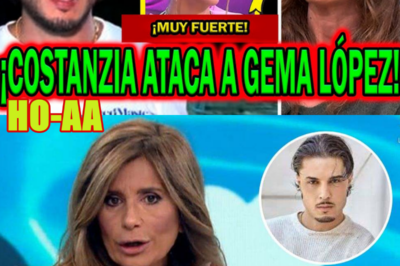 ¡SE HA LIADO! CARLO COSTANZIA ATACA A GEMA LÓPEZ Y FILTRA LLAMADA CON ALEJANDRA RUBIO POR SU HIJO