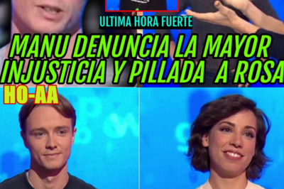 MANU EXPLOTA! POR EL PREMIO FINAL DE PASAPALABRA ANTE ROSA Y ORESTES ESTALLA CON ANTENA 3