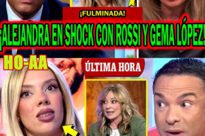¡EXPLOTA TODO! ALEJANDRA RUBIO EN SHOCK CON GEMA LÓPEZ Y ANTONIO ROSSI POR CARLO COSTANZIA