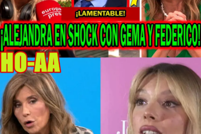 ¡ÚLTIMA HORA! ALEJANDRA RUBIO EN SHOCK CON GEMA LÓPEZ Y JIMÉNEZ LOSANTOS POR DEJAR TELECINCO