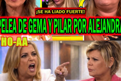 ¡SE HAN PELEADO! Gema López y Pilar Vidal por Alejandra Rubio en directo y Carlo Costanzia habla