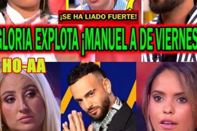 ¡SE HA LIADO FUERTE! Gloria Camila explota con Manuel Cortés por De Viernes y Rocío Flores