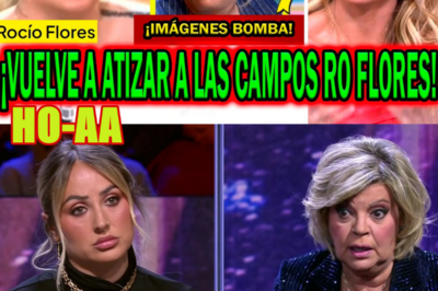 ¡VUELVE A ATIZAR! ROCÍO FLORES A TERELU Y CARMEN BORREGO EN FIESTA DE EMMA GARCÍA CON PAOLA OLMEDO