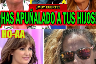 OSCURA HEMEROTECA: Beatriz Cortázar deja muda a Rocío Carrasco por Rocío Flores y David Flores