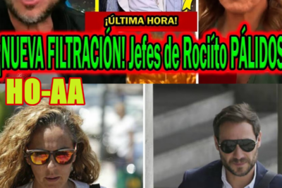 ¡FILTRACIÓN FUERTE! JEFES ROCÍO CARRASCO PÁLIDOS Y ANTONIO DAVID FLORES EXPLOTA CON CORREDERA