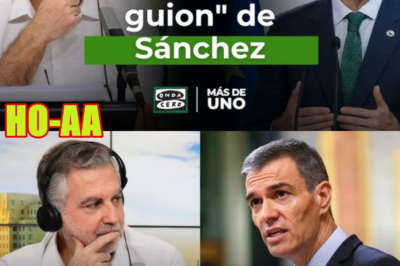 Alsina pide en su monólogo “humildad” a Sánchez: “Cuando despertó, Lula ya no estaba allí”