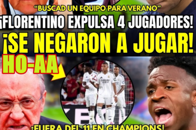ESCÁNDALO TOTAL: FLORENTINO ESTALLA Y EXPULSA A CUATRO JUGADORES QUE SE NEGARON A VIAJAR CON EL EQUIPO