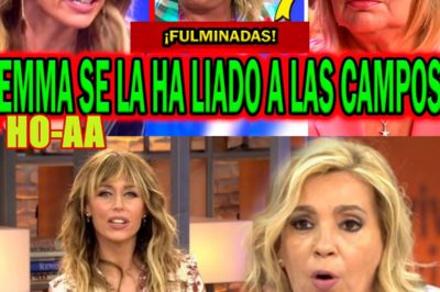 ¡SE HA LIADO! EMMA GARCÍA A TERELU CAMPOS Y CARMEN BORREGO EN ‘FIESTA’ POR EDMUNDO ARROCET