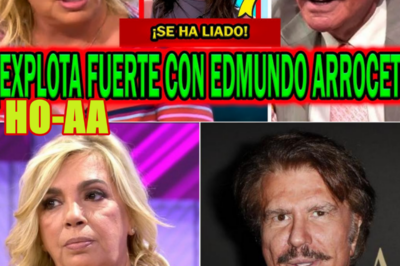 ¡EXPLOTA TODO! Carmen Borrego explota con Edmundo Arrocet tras Terelu Campos y María Teresa Campos