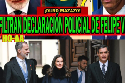 ¡GRAVE! FILTRAN DECLARACIÓN POLICIAL DE Felipe VI POR AUDIOS DE Letizia Ortiz CON Pedro Sánchez