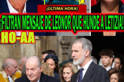 ¡ESCÁNDALO! MENSAJE FILTRADO DE Princesa Leonor A Rey Juan Carlos I Y DEJAN FATAL A Letizia Ortiz