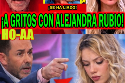 A GRITOS! JESÚS MANUEL RUIZ CON ALEJANDRA RUBIO Y FILTRA ALGO DE TERELU CAMPOS CON CARLO COSTANZIA