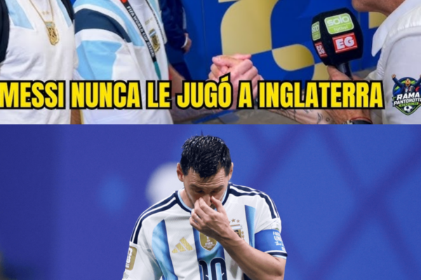 Lionel Messi: “En toda mi carrera no jugué nunca” contra Inglaterra