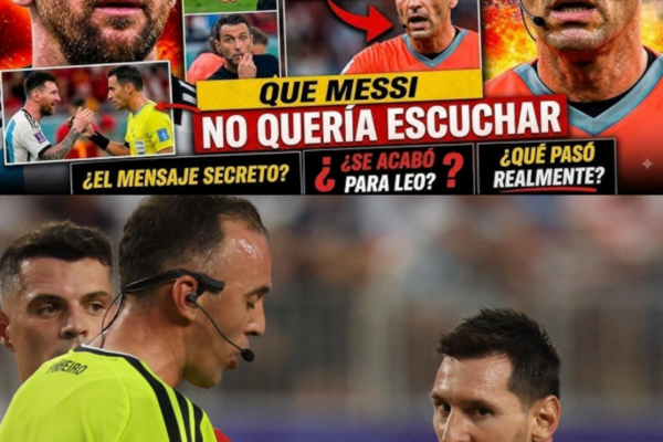 ¡ESCÁNDALO MUNDIAL FIFA! ÁRBITRO REVELA el MENSAJE que MESSI NO QUERÍA...