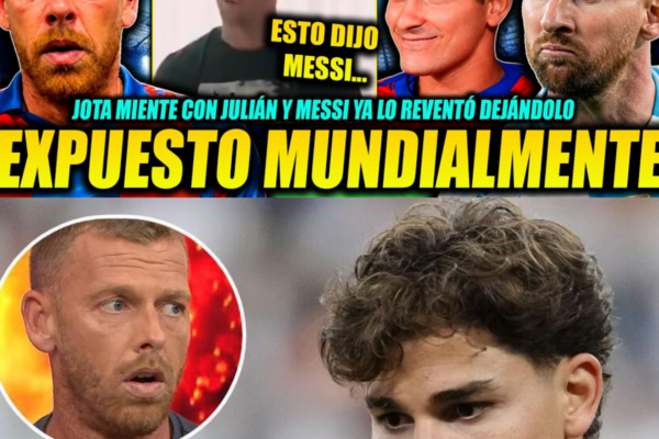 MESSI EXPONE A JOTA JORDI Y LO DESTRUYE CON EL CASO JULIÁN ÁLVAREZ ¡Y ...