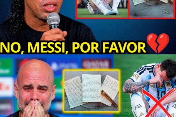EL EMOCIONANTE PEDIDO DE RONALDINHO DESPUÉS DE QUE MESSI DIJERA QUE YA...