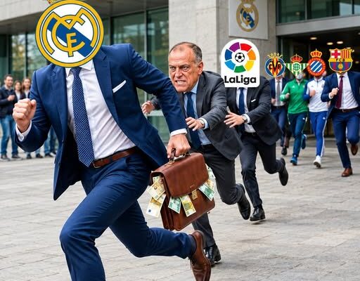 ¿QUE PASARÍA SI EL REAL MADRID SE VA DE LA LIGA? ES UN EJEMPLO REAL