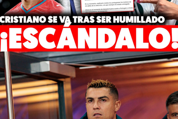 ¡ESCÁNDALO TOTAL con CRISTIANO RONALDO!! ABANDONA PORTUGAL tras SER HU...