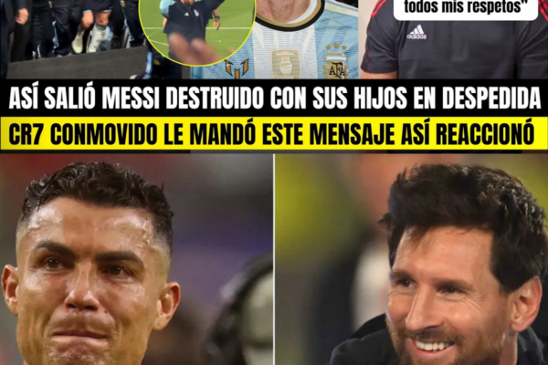 ASÍ SALIÓ MESSI DESTRUIDO EN EL TÚNEL Y CR7 ASÍ REACCIONÓ: ¿LE MANDÓ E...
