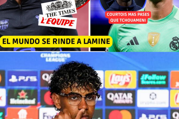 EL MUNDO SE RINDE A LAMINE: EL DATO QUE HUNDE AL MADRID — ¡COURTOIS DI...