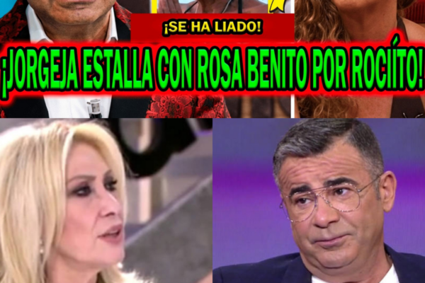 ¡SE HA LIADO! JORGE JAVIER VÁZQUEZ ESTALLA CON ROSA BENITO POR ROCÍO C...